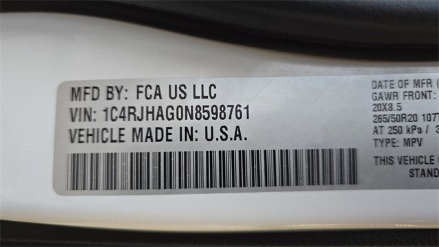 2022 Jeep Grand Cherokee Altitude