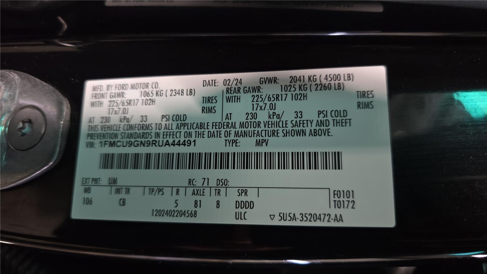 2024 Ford Escape Active