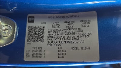 2021 Chevrolet Colorado 4WD LT