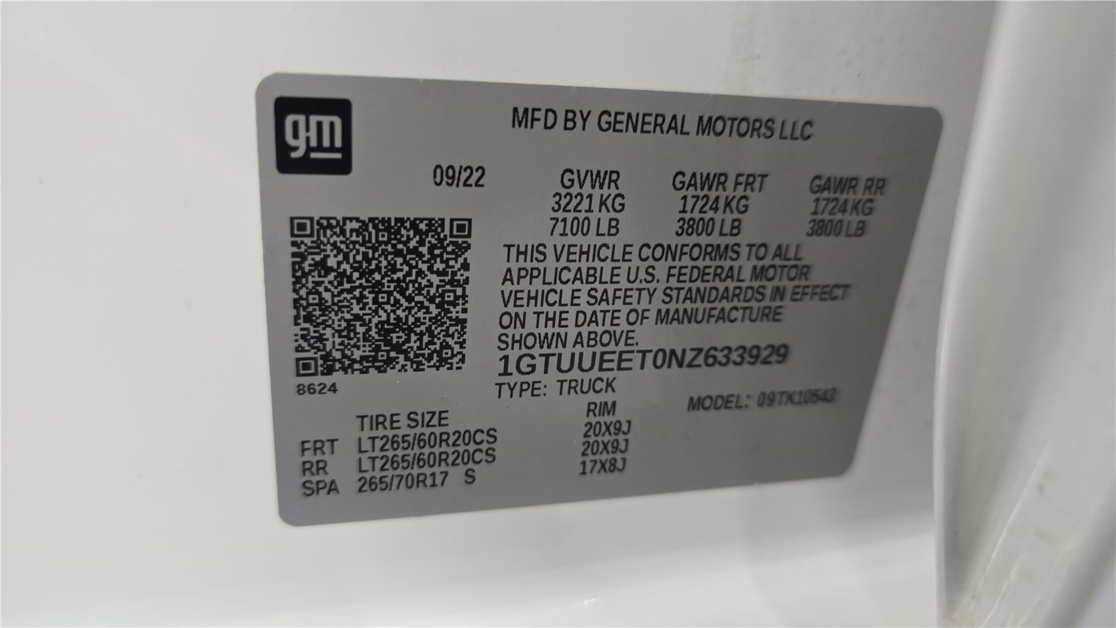 2022 GMC Sierra 1500 AT4