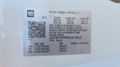 2025 GMC Savana Cargo Work Van