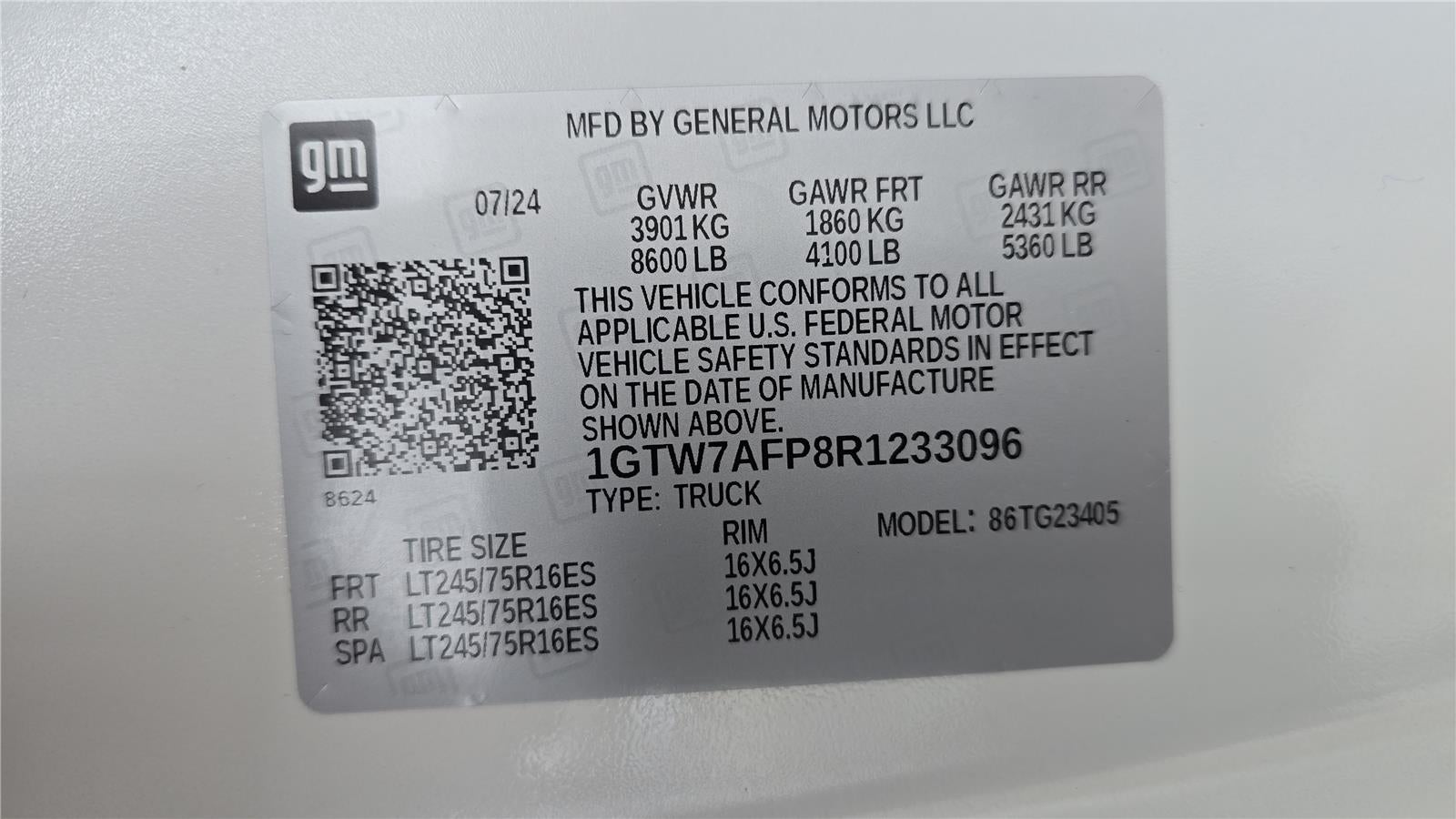 2024 GMC Savana Cargo 2500 Work Van