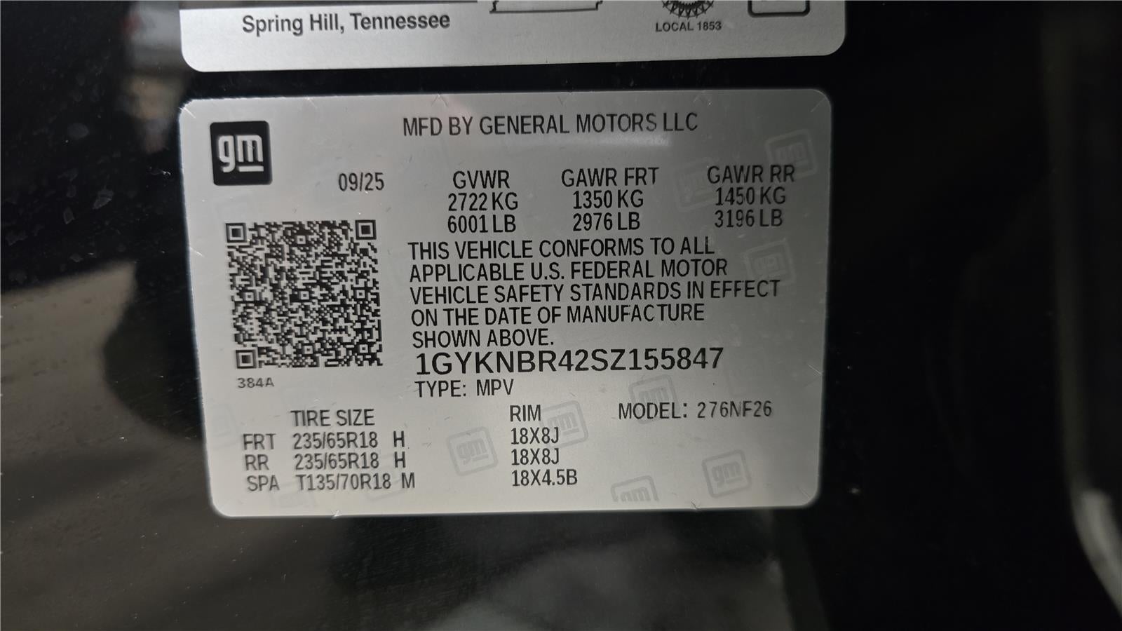 2025 Cadillac XT5 Luxury