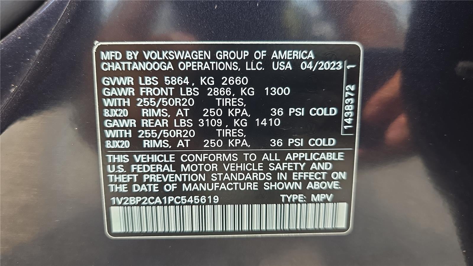 2023 Volkswagen Atlas 2.0T SEL