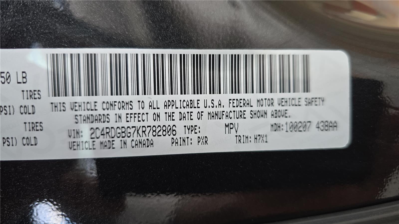 2019 Dodge Grand Caravan SE