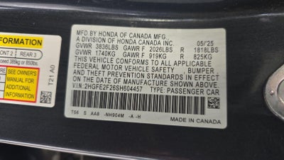 2025 Honda Civic Sedan LX