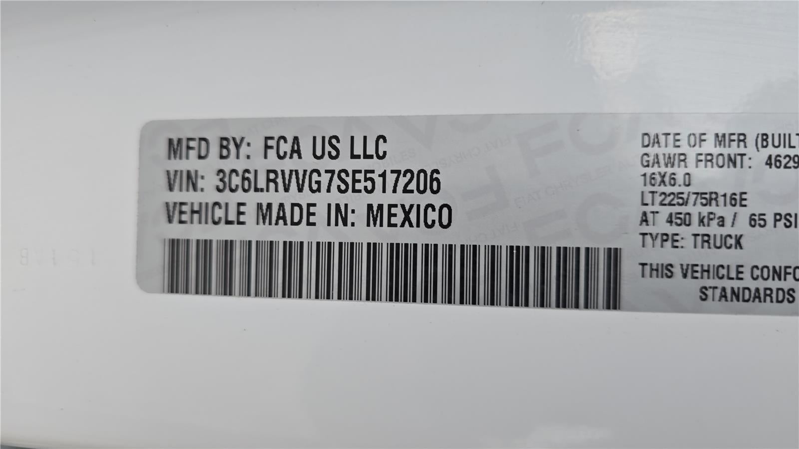 2025 RAM ProMaster Cargo Van Tradesman