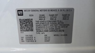 2024 Chevrolet Equinox RS