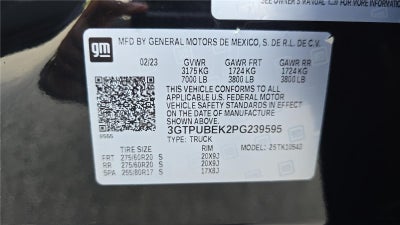 2023 GMC Sierra 1500 SLE