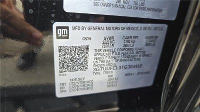 2026 GMC Sierra 1500 AT4X