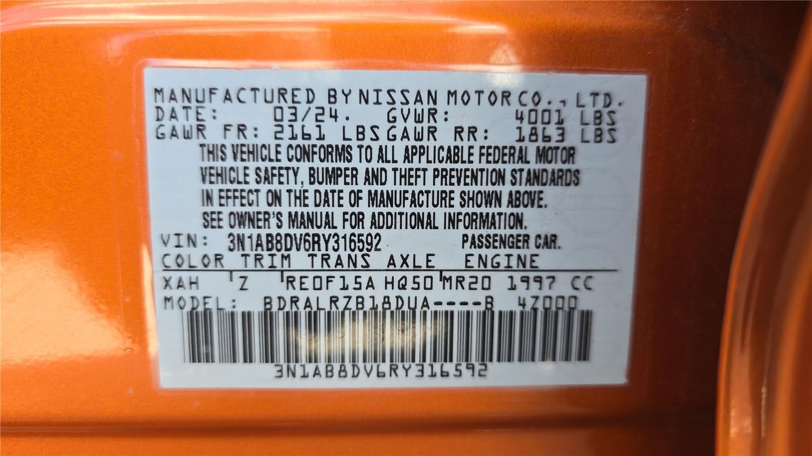 2024 Nissan Sentra SR