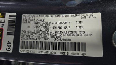 2023 Toyota Tacoma 4WD SR