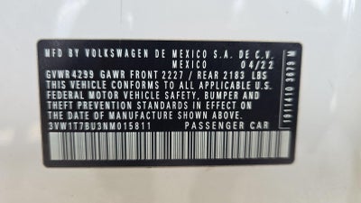 2022 Volkswagen Jetta GLI Autobahn