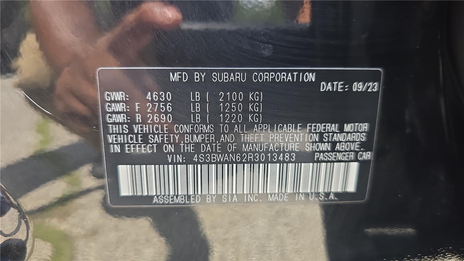 2024 Subaru Legacy Limited