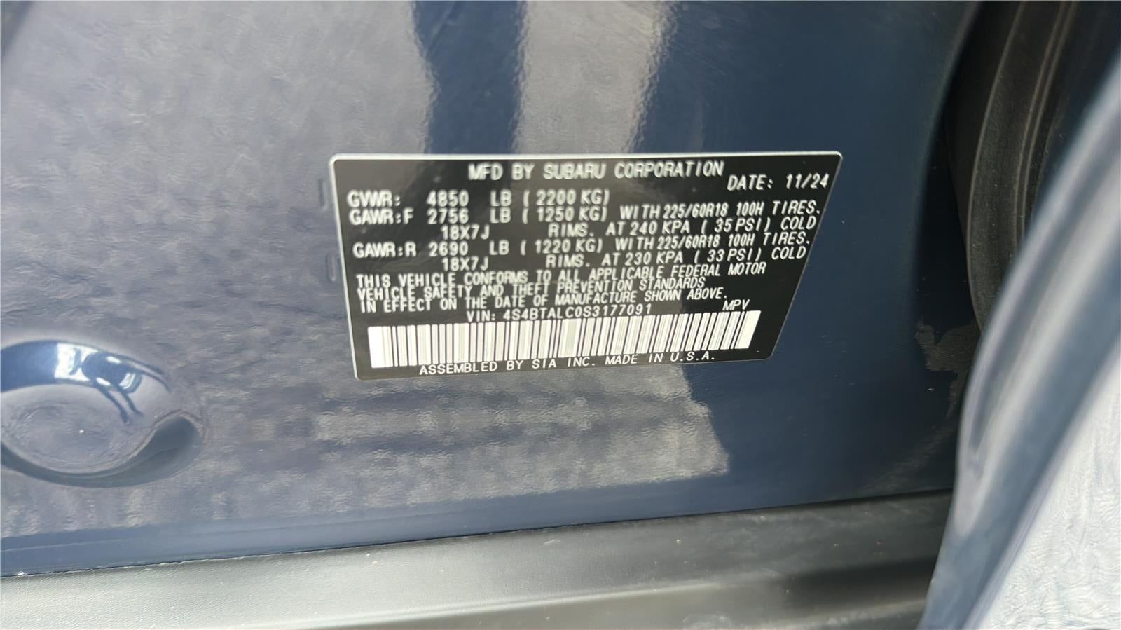 2025 Subaru Outback Onyx Edition