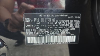 2025 Subaru Outback Onyx Edition