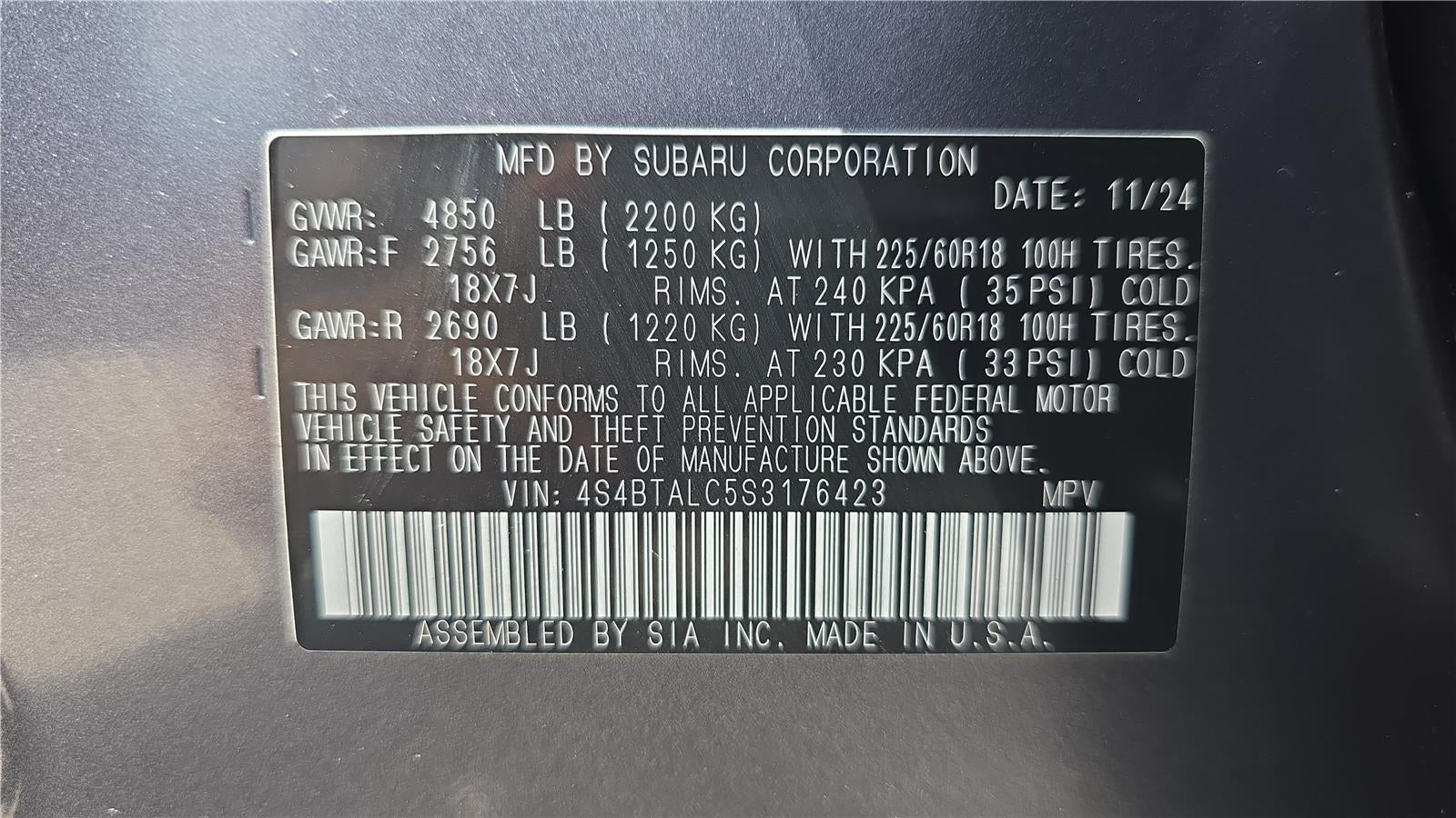 2025 Subaru Outback Onyx Edition