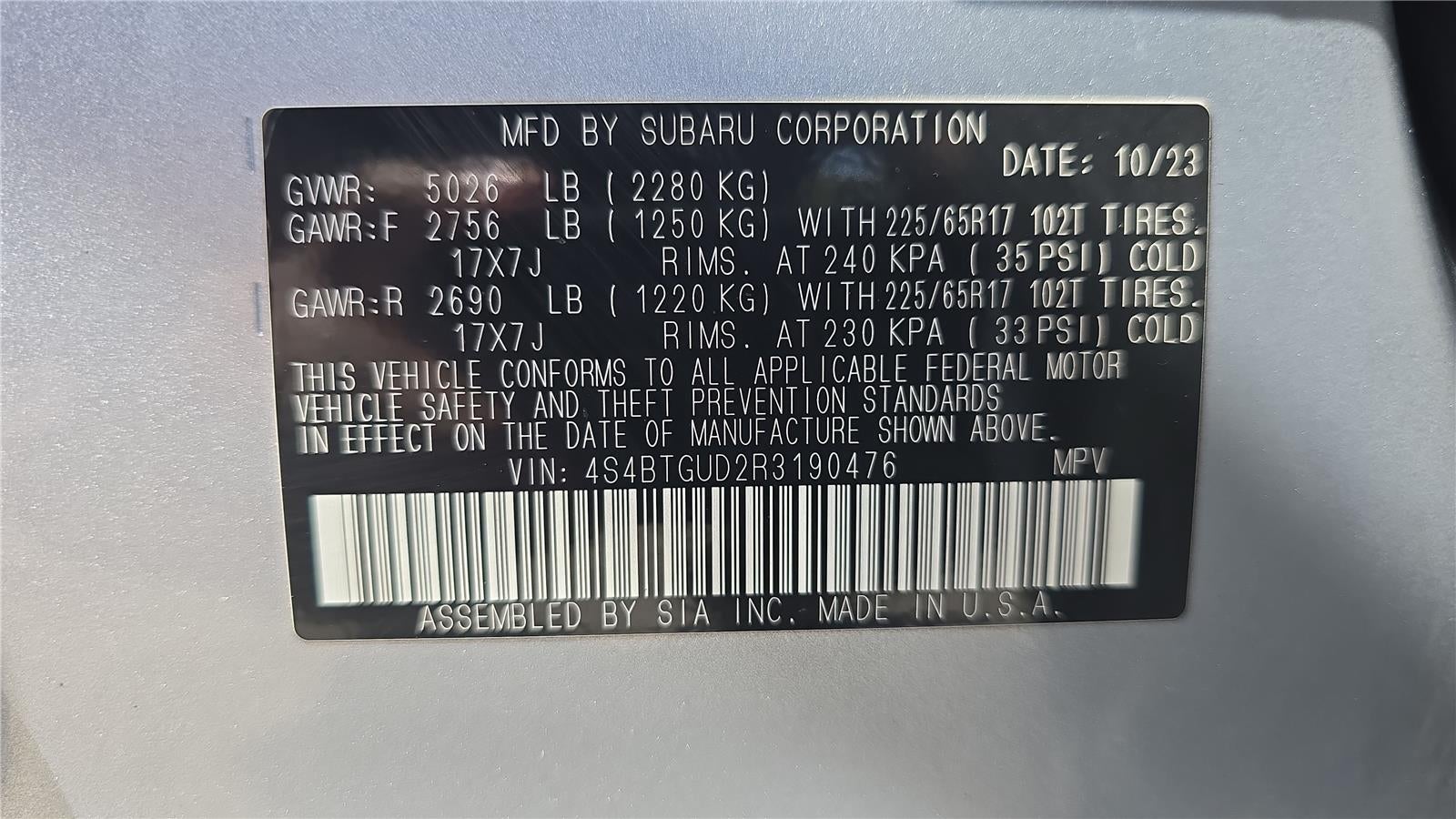 2024 Subaru Outback Wilderness