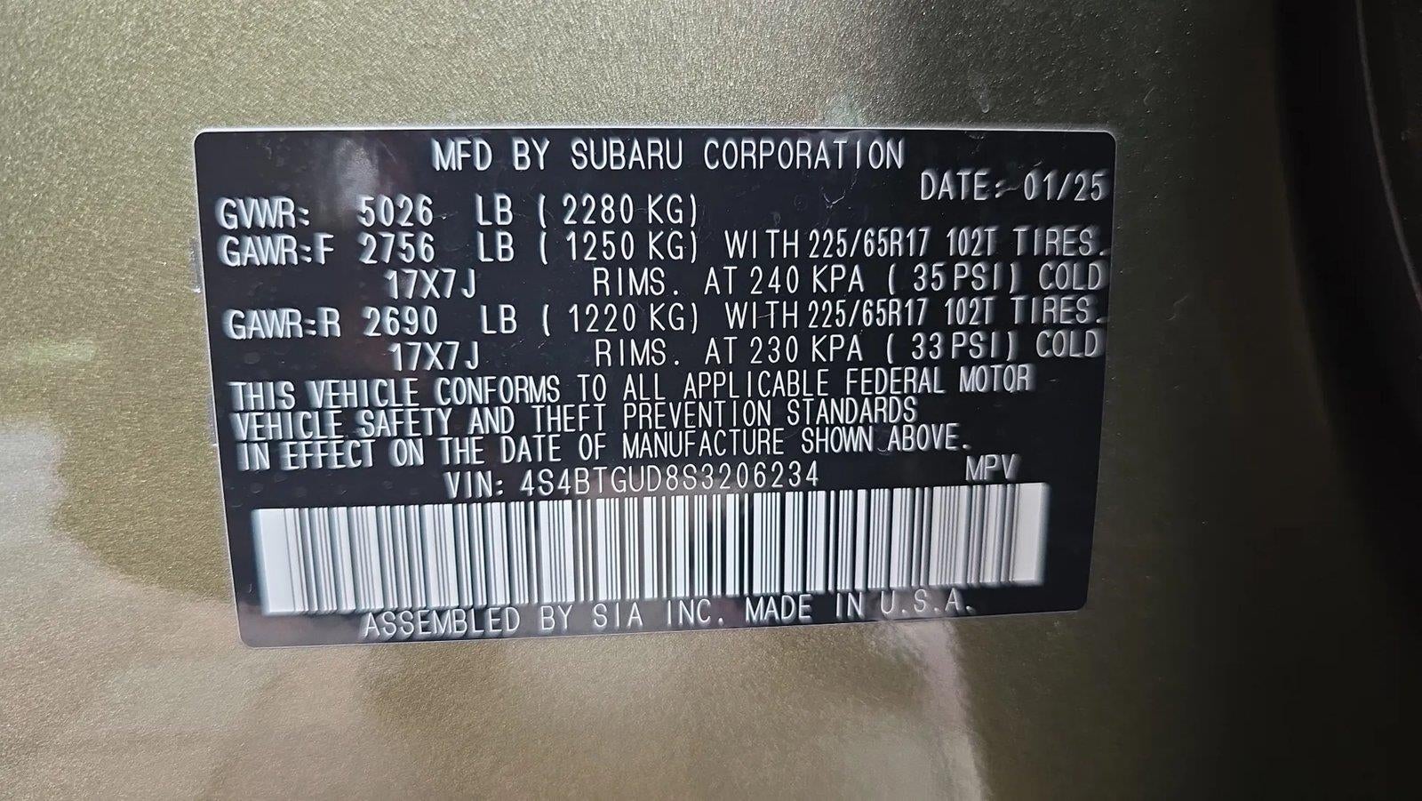 2025 Subaru Outback Wilderness