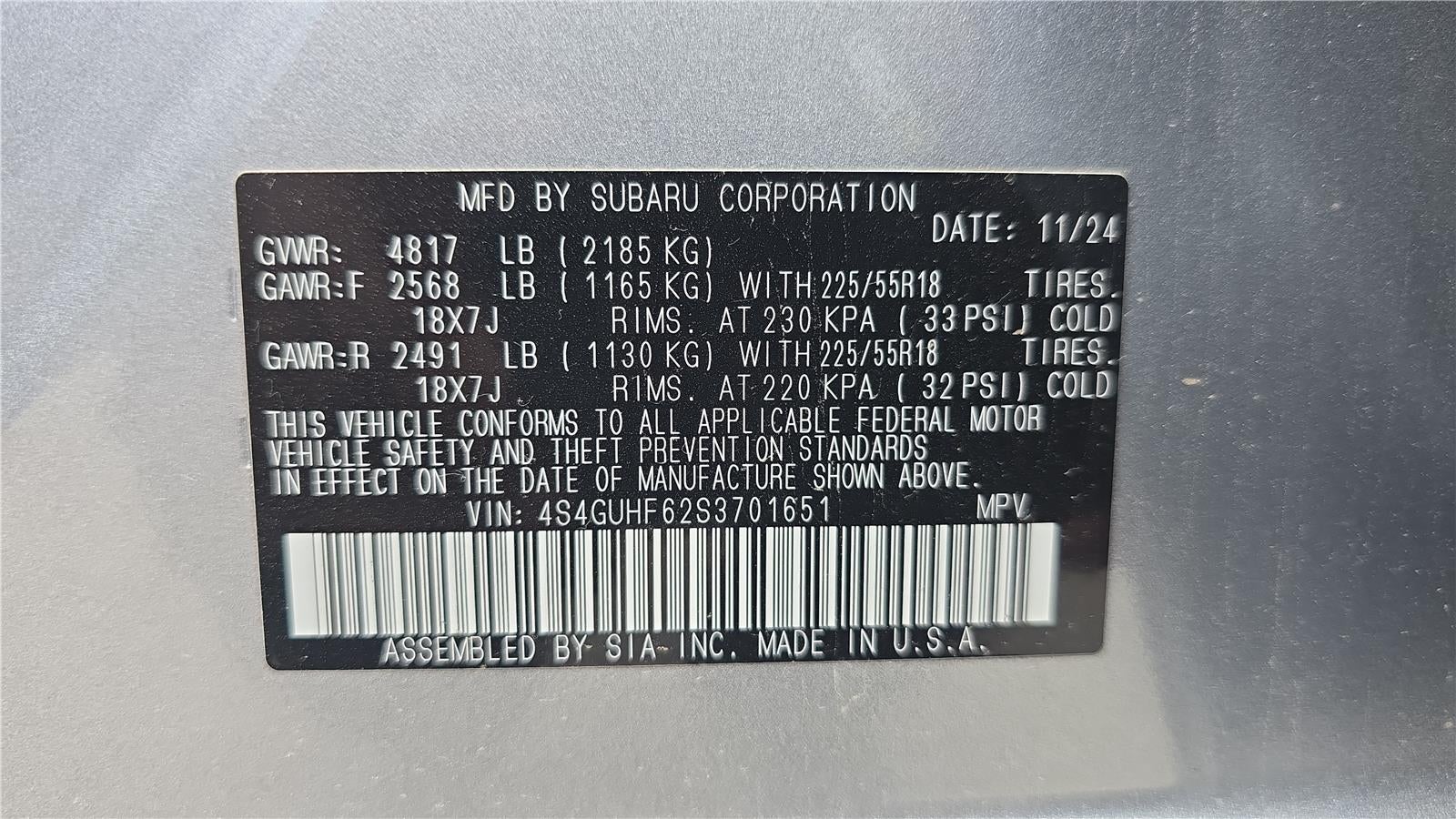 2025 Subaru Crosstrek Sport