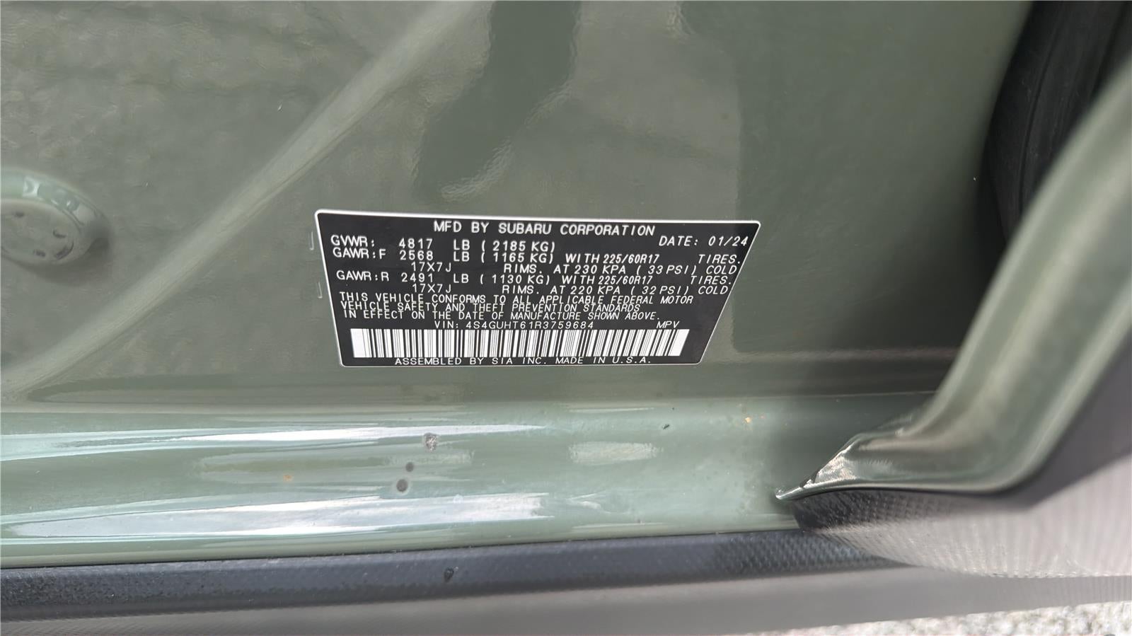 2024 Subaru Crosstrek Wilderness