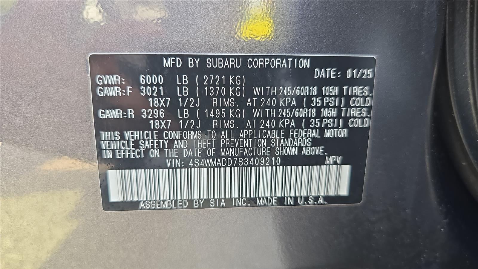 2025 Subaru Ascent Premium