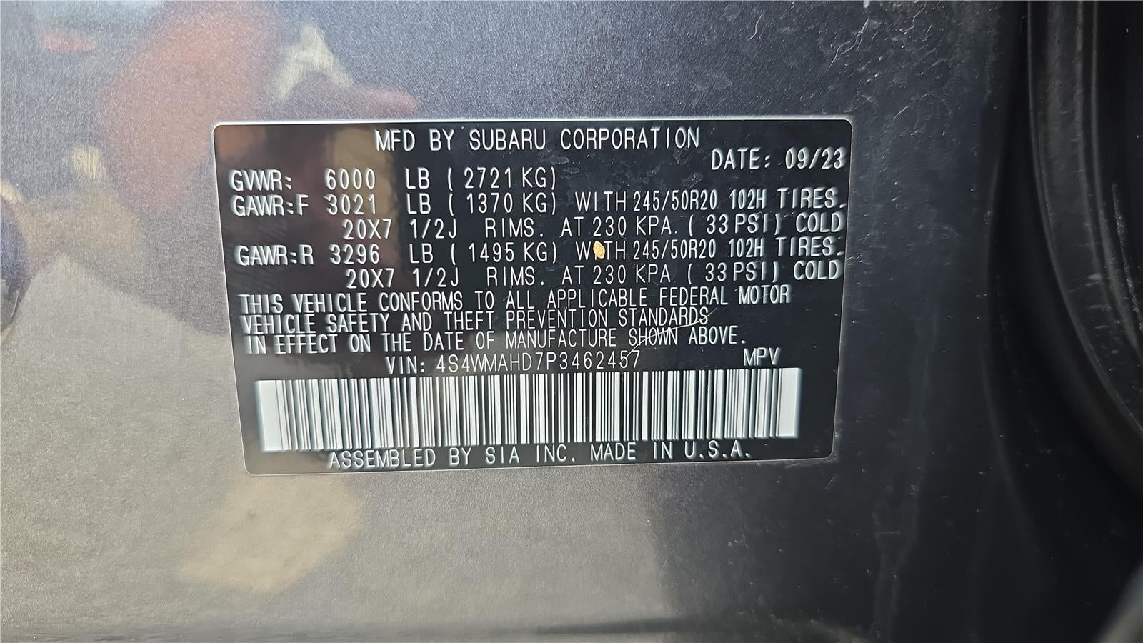 2023 Subaru Ascent Onyx Edition