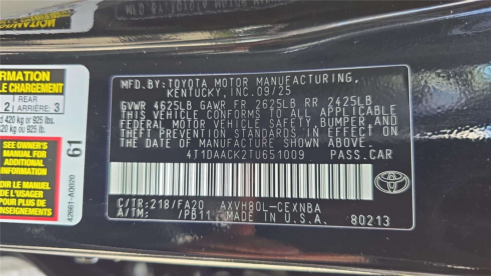 2026 Toyota Camry LE