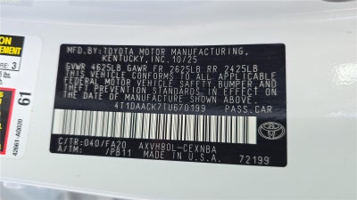 2026 Toyota Camry LE
