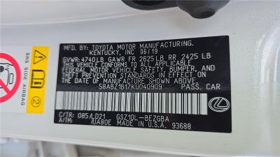2019 Lexus ES ES 350