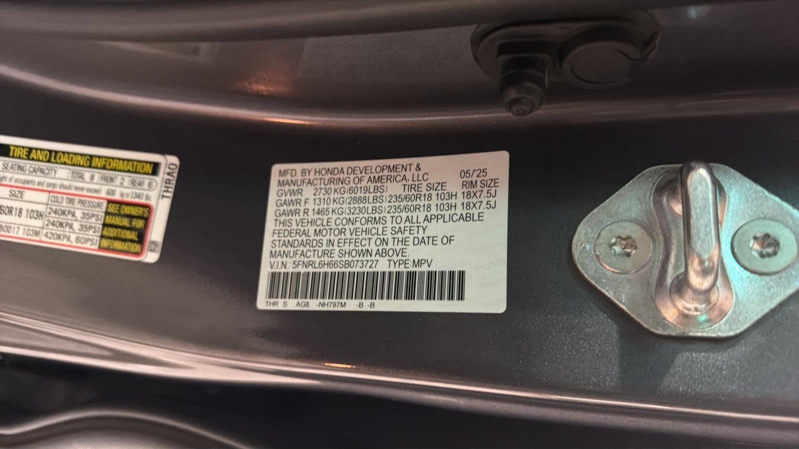 2025 Honda Odyssey EX-L
