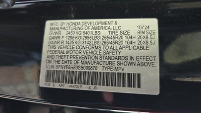2025 Honda Passport Black Edition