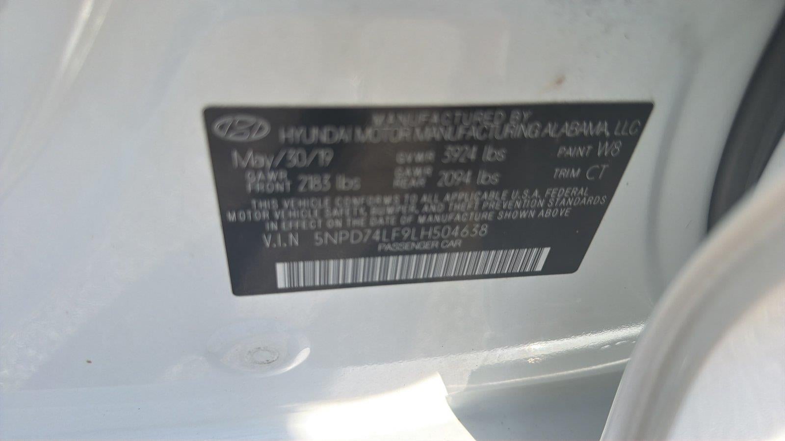 2020 Hyundai Elantra SE