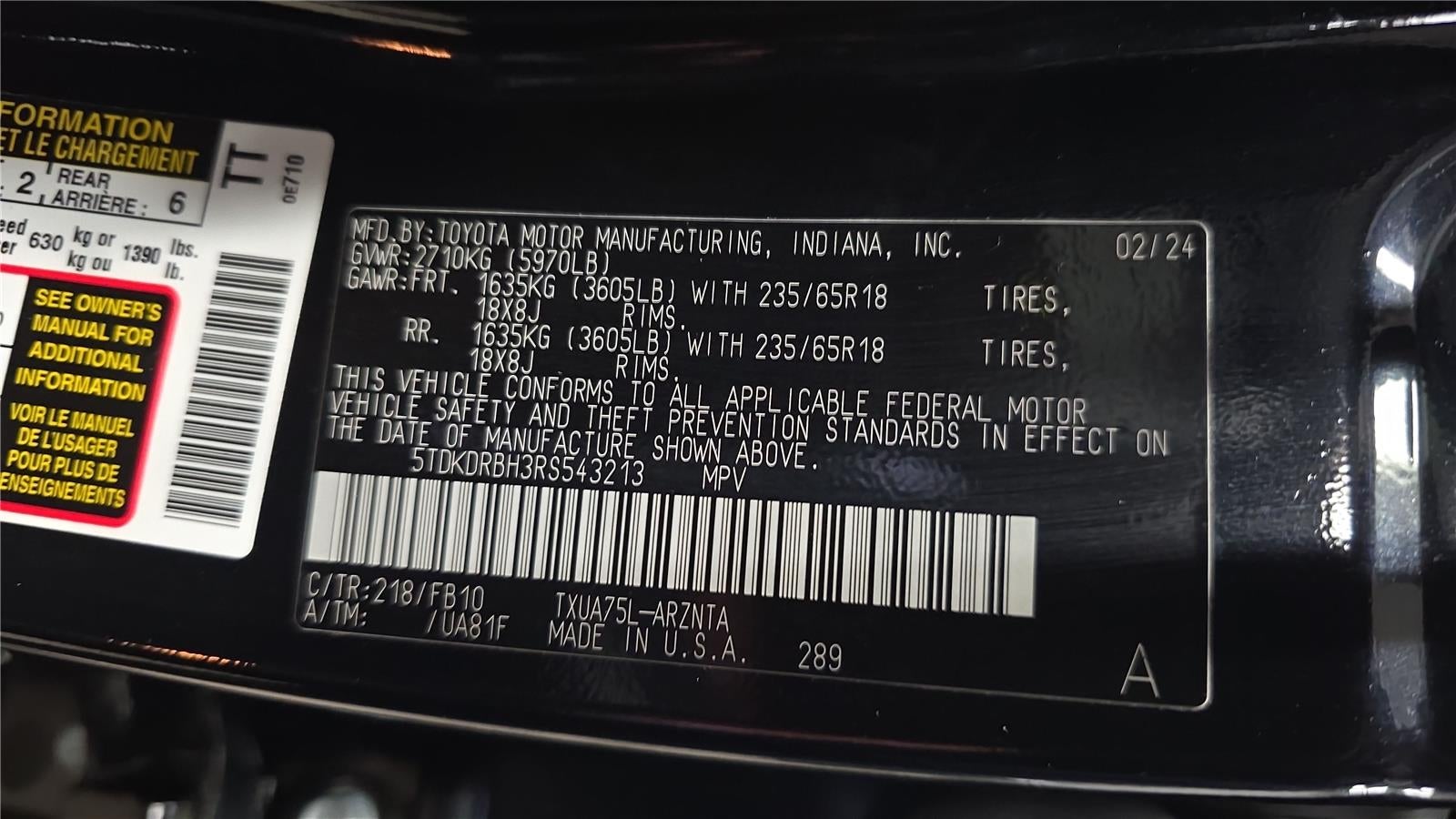 2024 Toyota Highlander LE