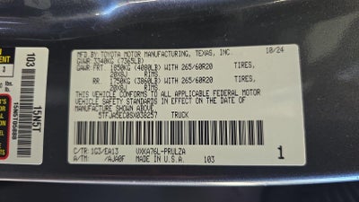 2025 Toyota Tundra 4WD Limited