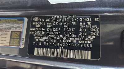 2019 Kia Sorento LX