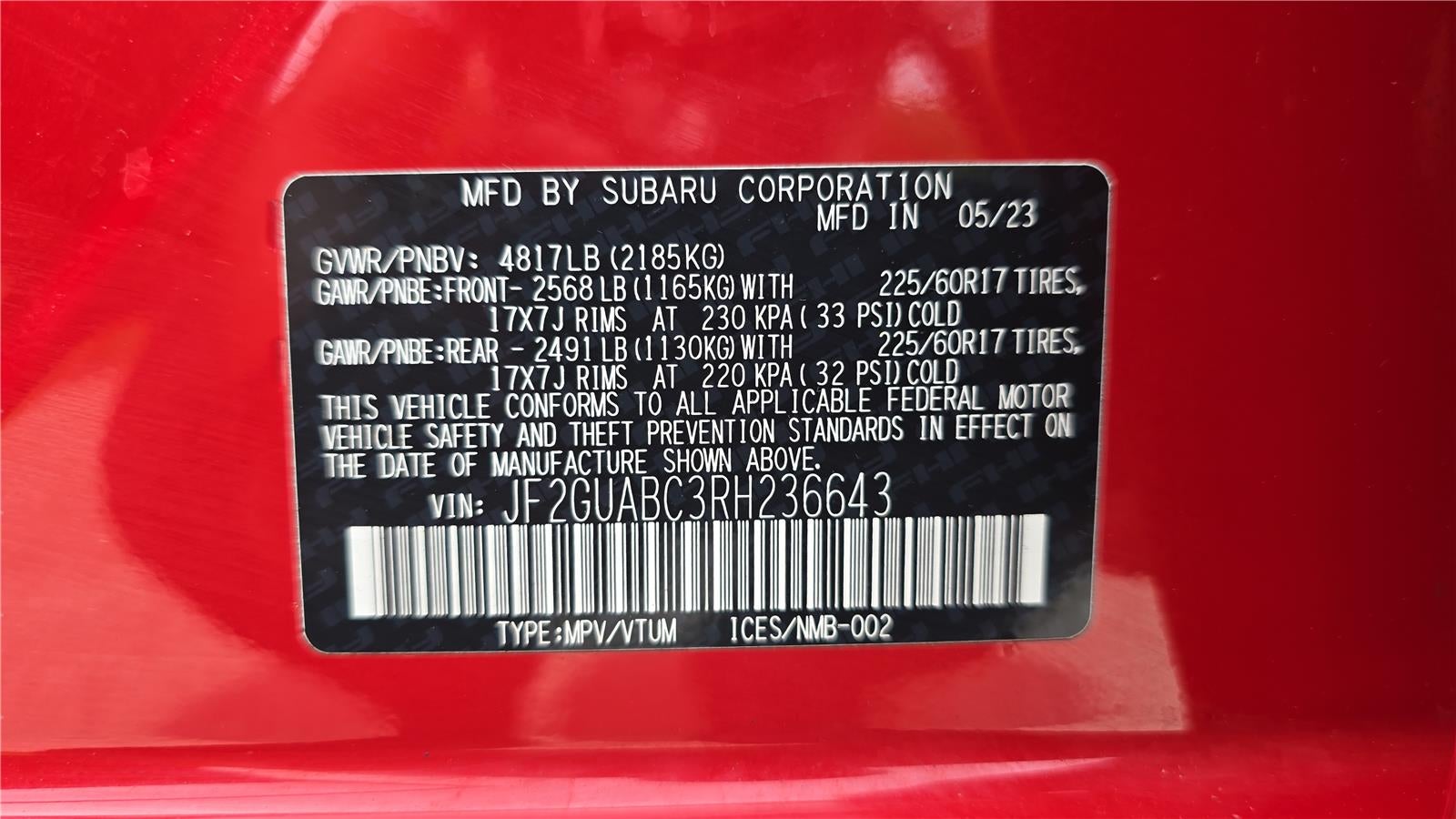 2024 Subaru Crosstrek 4DR SUV CVT