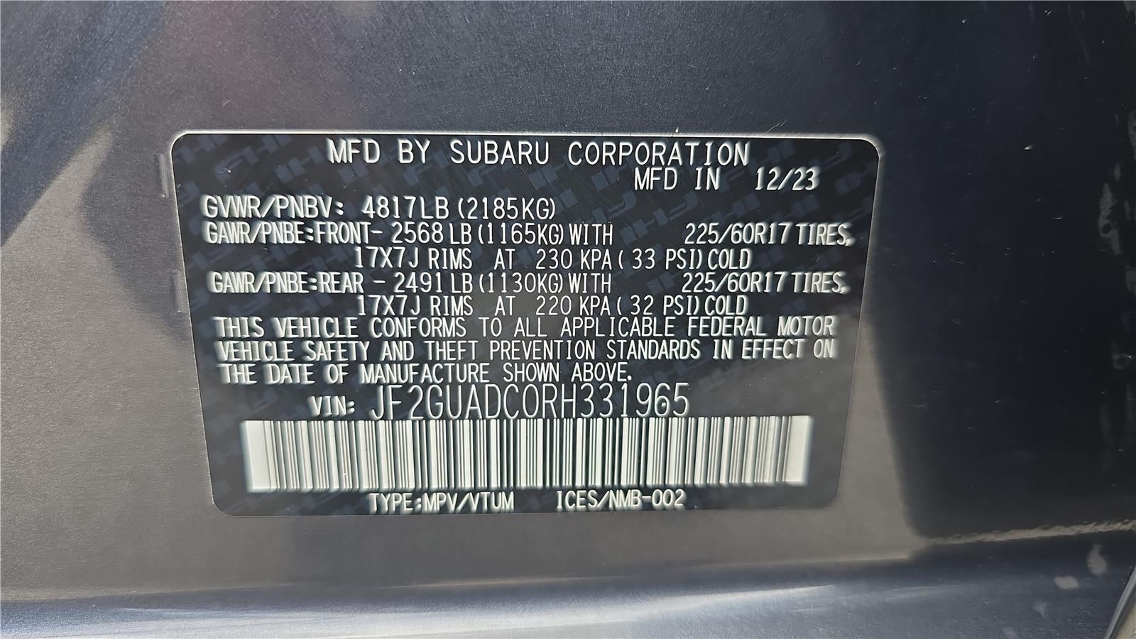 2024 Subaru Crosstrek Premium