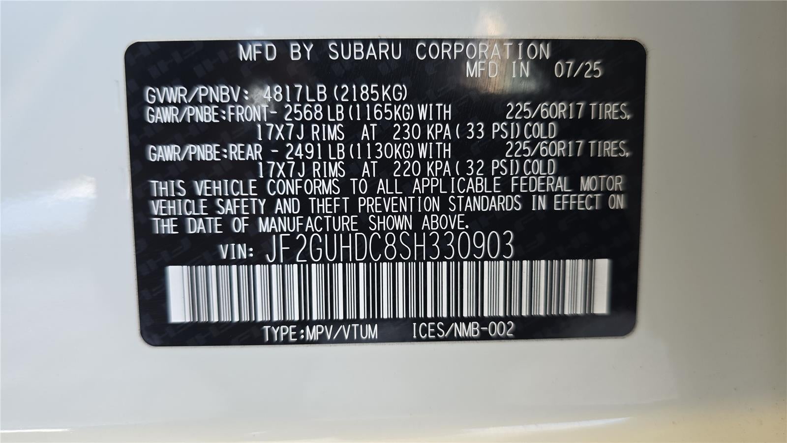 2025 Subaru Crosstrek Premium