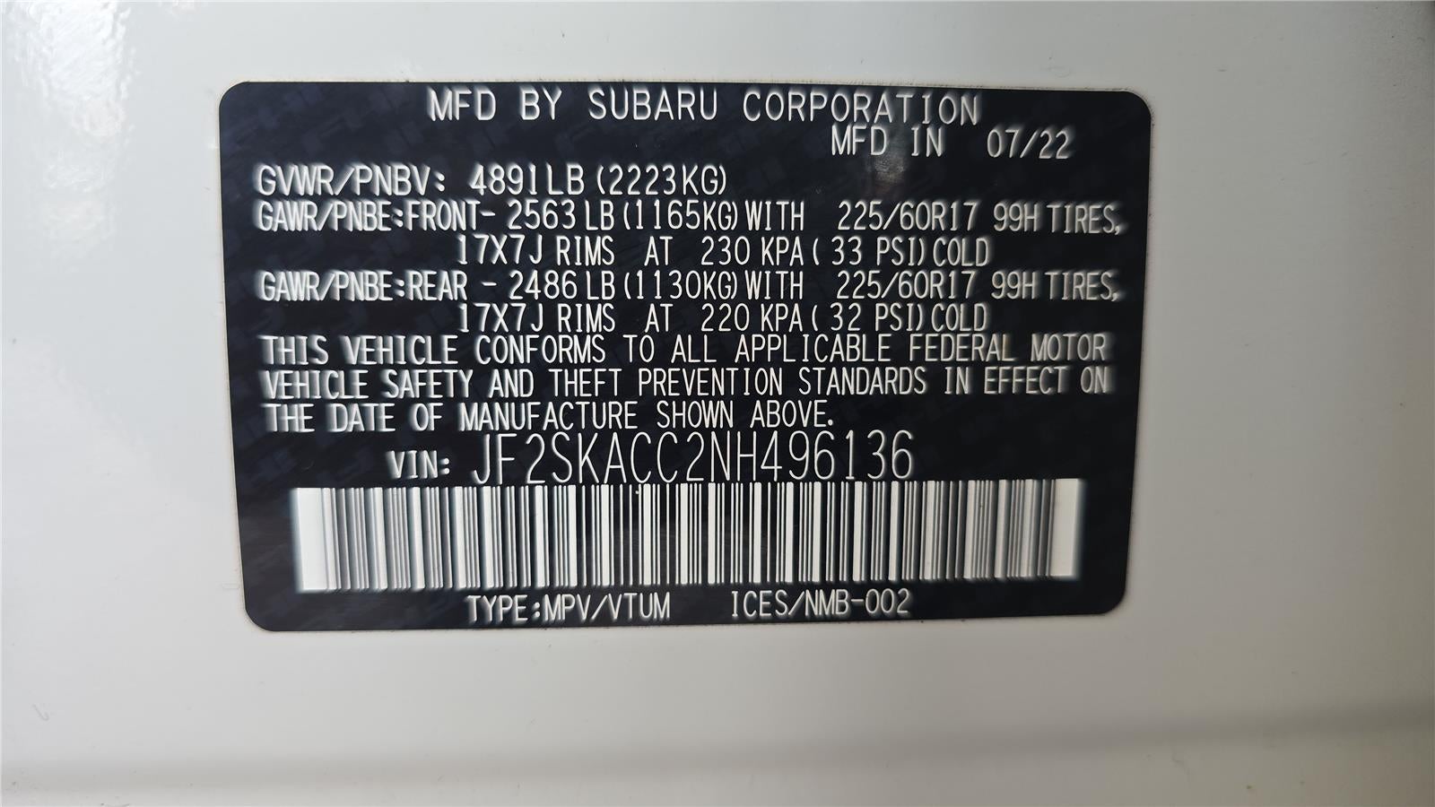 2022 Subaru Forester 4DR CVT