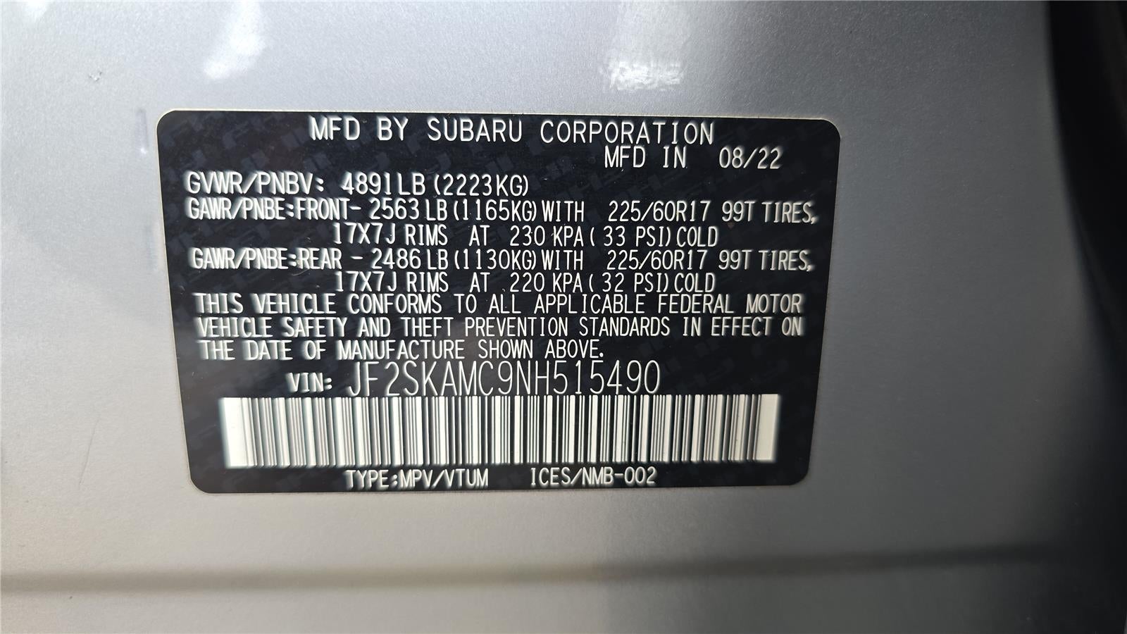 2022 Subaru Forester Wilderness