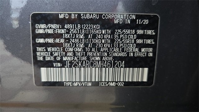 2021 Subaru Forester Sport