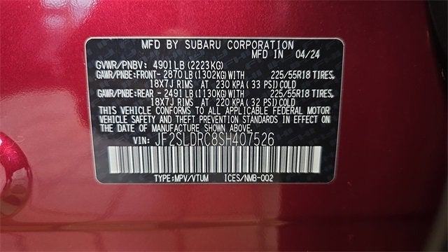 2025 Subaru Forester Limited