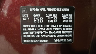 2018 Buick Regal Sportback Essence