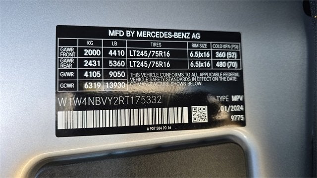 2024 Mercedes-Benz Sprinter Van Base