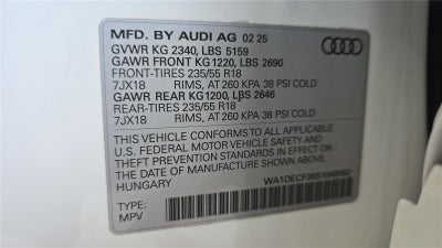 2025 Audi Q3 S line Premium