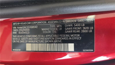 2025 Volvo XC60 Plus