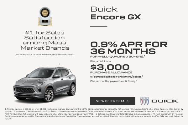 0.9% APR FOR 36 MONTHS 
FOR WELL-QUALIFIED BUYERS.1

Plus, an additional $3,000 PURCHASE ALLOWANC...