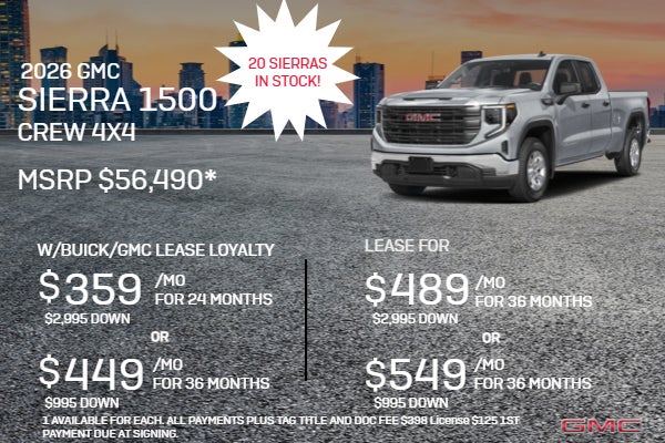 2026 GMC Sierra 1500 Crew 4x4