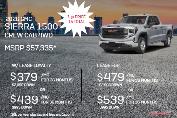 2026 GMC Sierra 1500 Crew Cab 4WD